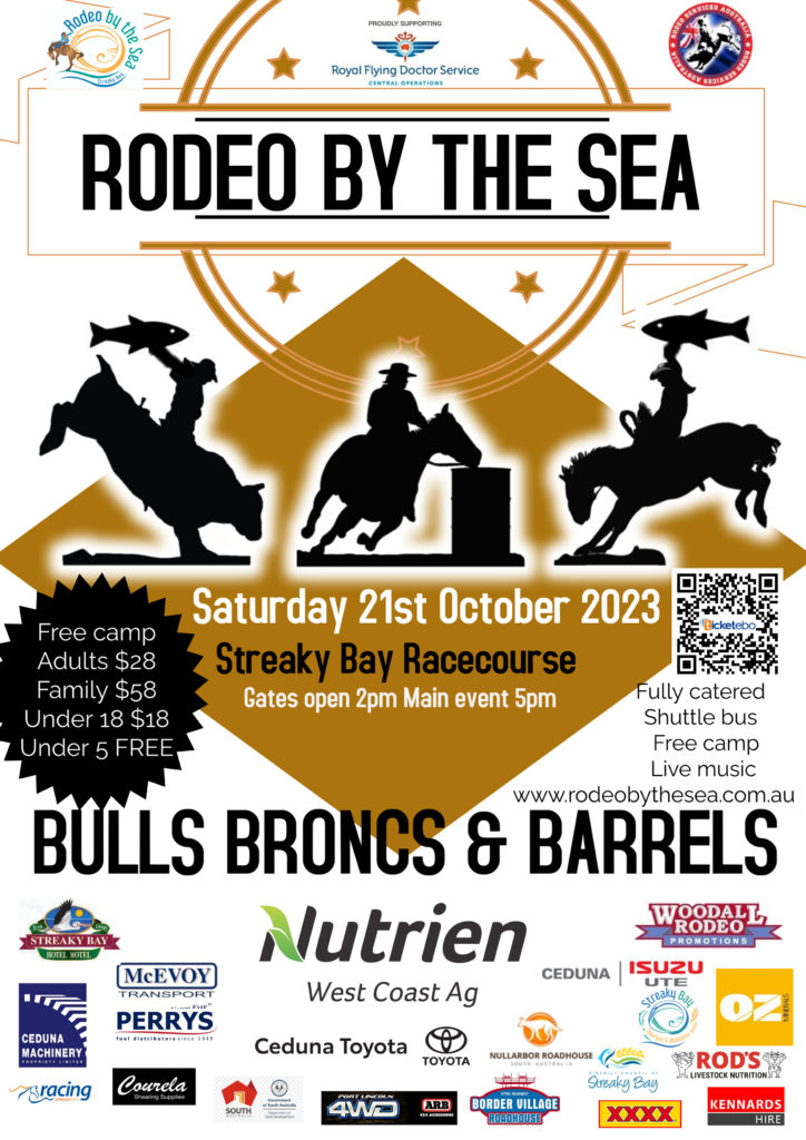 Rodeo by the Sea Bulls Broncs & Barrels Streaky Bay Official