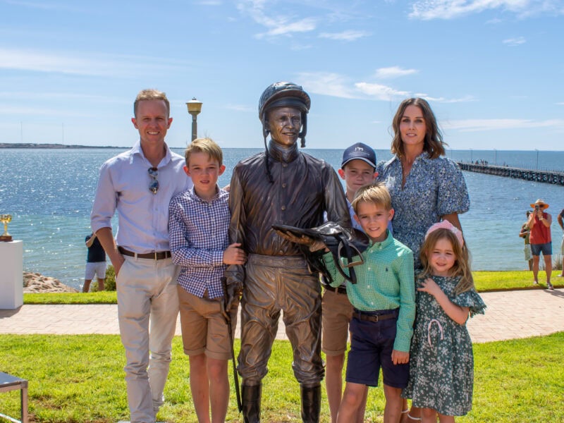 Unveiling Cerem eony with Kerrin and his family 27th March 2022