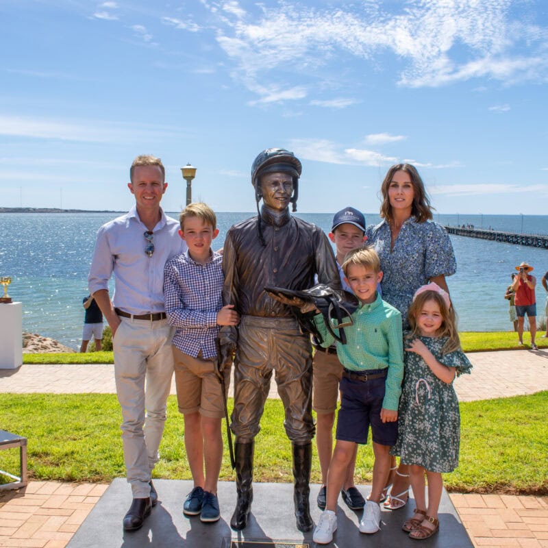 Unveiling Cerem eony with Kerrin and his family 27th March 2022