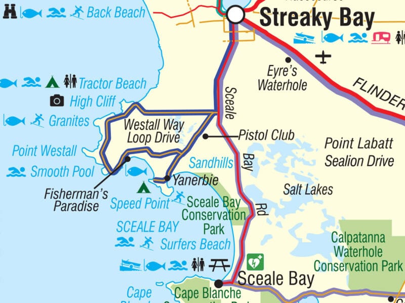 Streaky Bay Westall Way Loop Drive